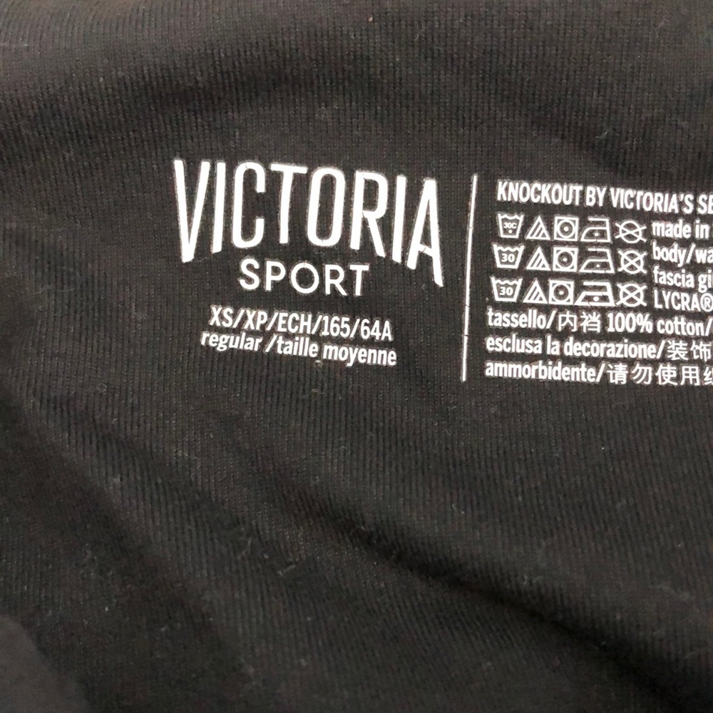 Victoria Secret black leggings with side pockets
